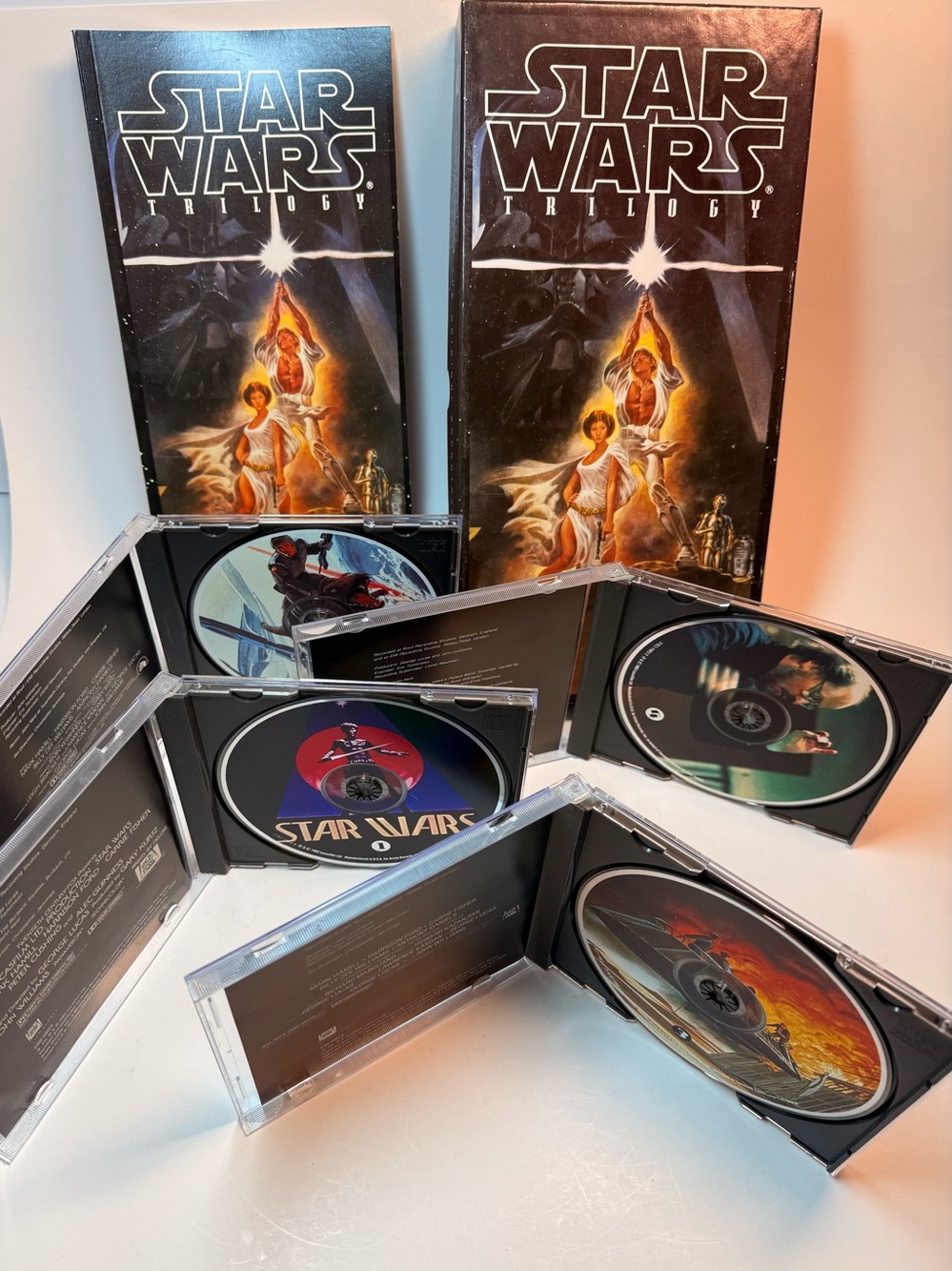 Star Wars Trilogy The Original Soundtrack Anthology 1993 4 CD Complete Box Set